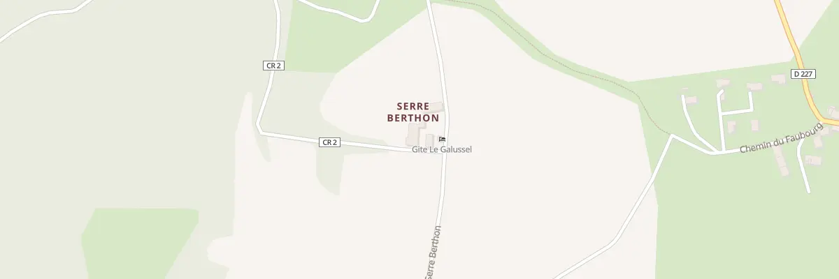Plan du 867 Che de Serre Berthon à Châtel-en-Trièves