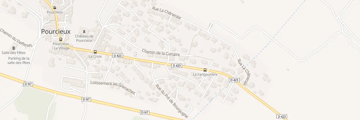 Plan du 35 Rue Marius Bourrelly à Pourcieux