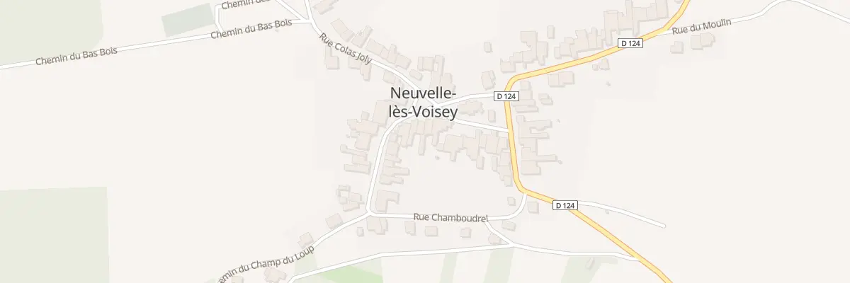 Plan du 1 Rue Chamboudrel à Neuvelle-lès-Voisey