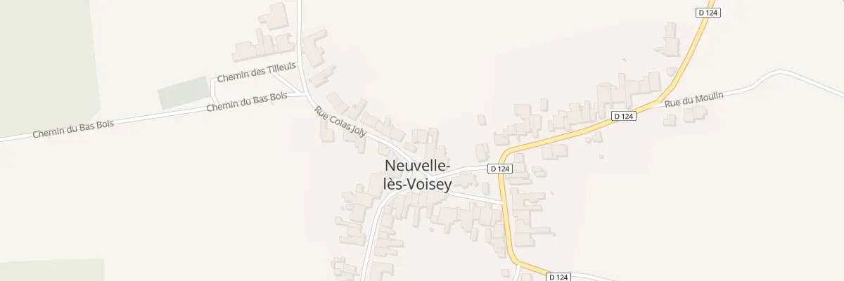Plan du 6 Rue Colas Joly à Neuvelle-lès-Voisey