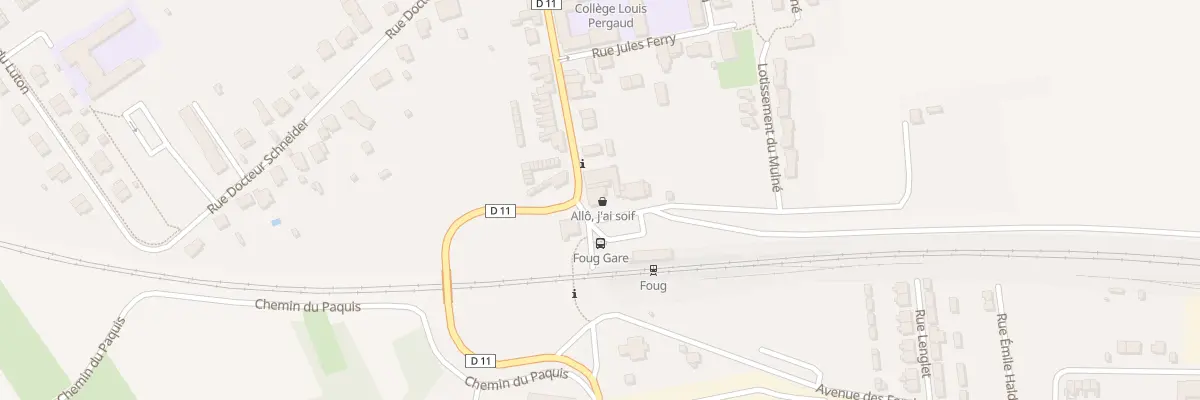 Plan du 49 Rue du General de Gaulle à Foug