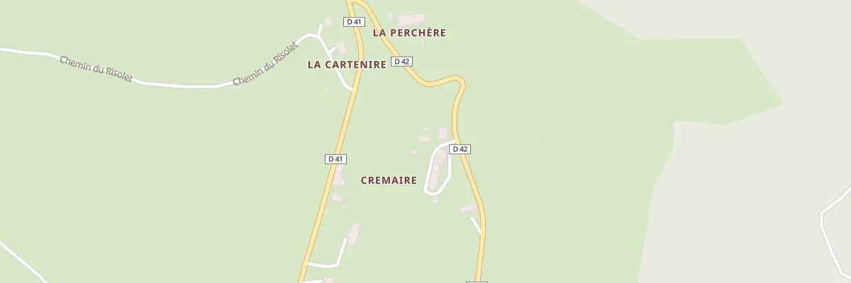 Plan du 5032 Cremaire à Meyrieux-Trouet