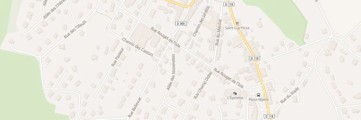 Plan du 19 Rue Rouget de l’Isle à Coteaux du Lizon