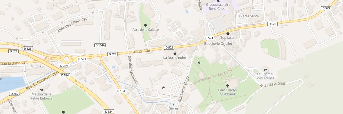 Plan du 4 Pas du Campanile à Gières