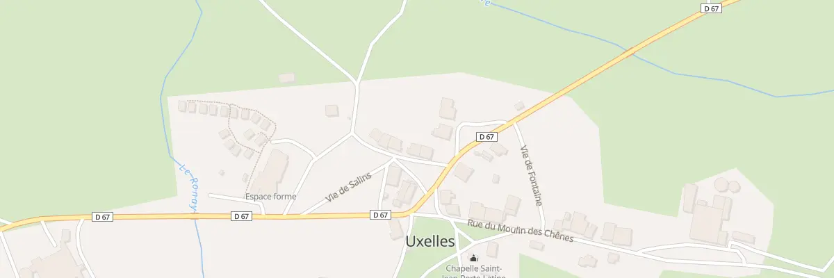 Plan du 4 Vie de Salins à Uxelles