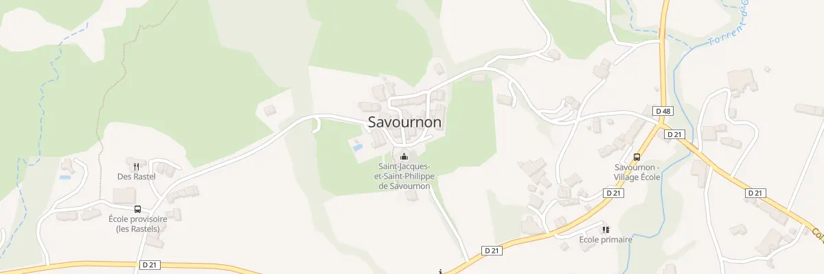 Plan du 5008 Les Treisses à Savournon