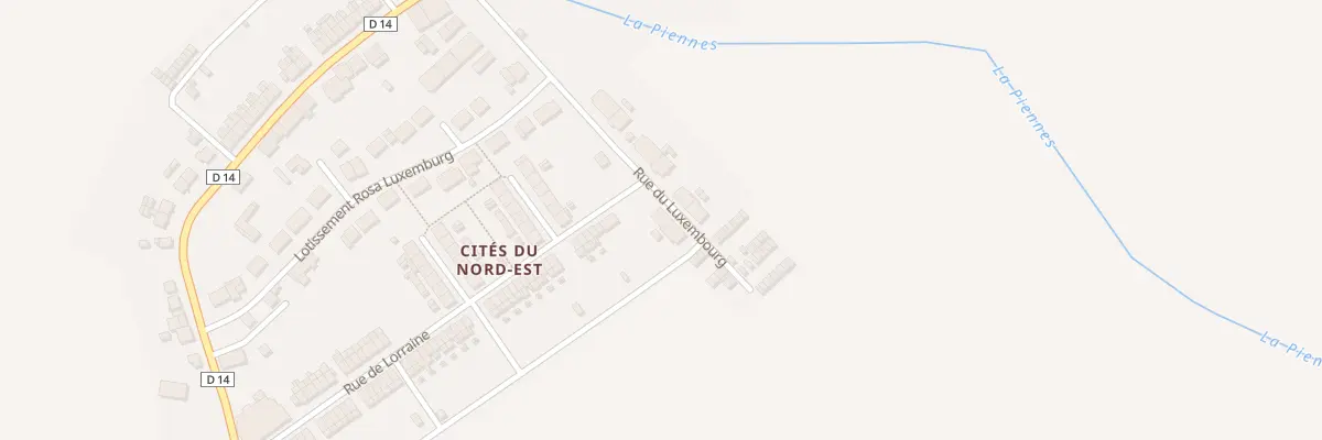 Plan du 7 Rue du Luxembourg à Piennes