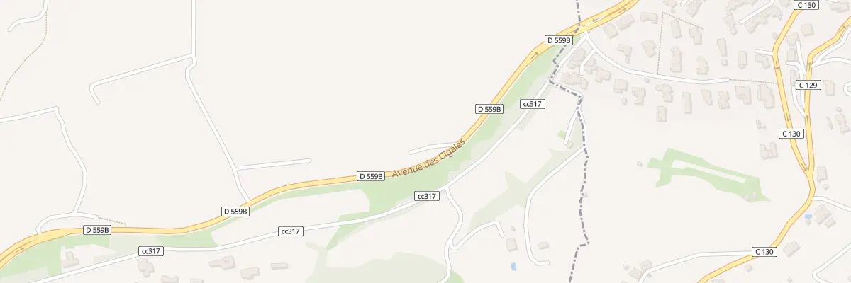 Plan du 240 Av des Cigales au Castellet