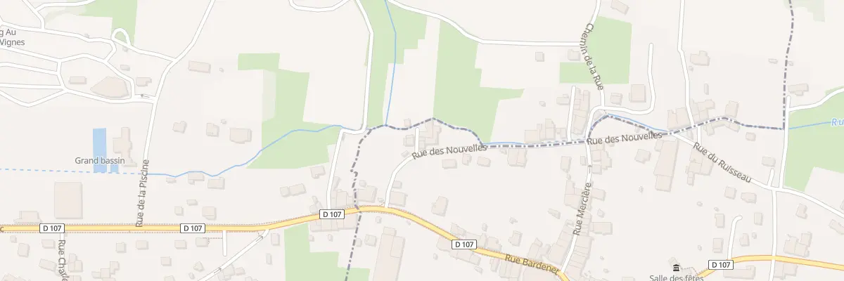 Plan du 4 All du Javel à Mesnay