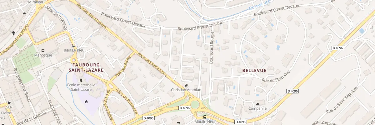 Plan du 304A Bd Ernest Devaux à Manosque