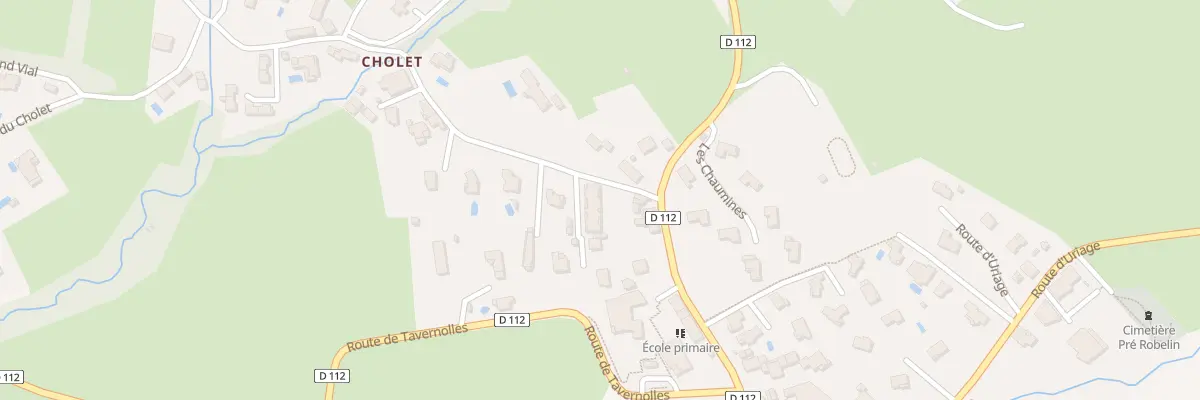 Plan du 71 Che du Cholet à Herbeys