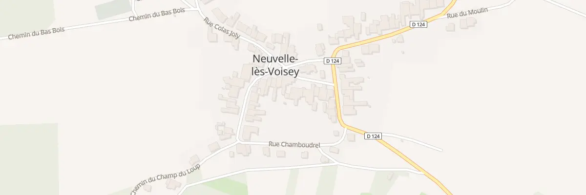 Plan du 5 Rue Colas Joly à Neuvelle-lès-Voisey