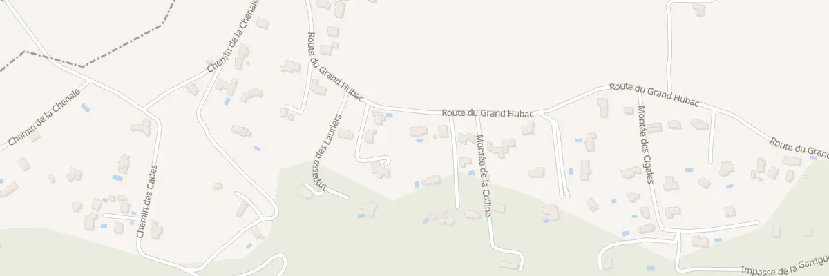 Plan du 953 Rte du Grand Hubac à Artigues