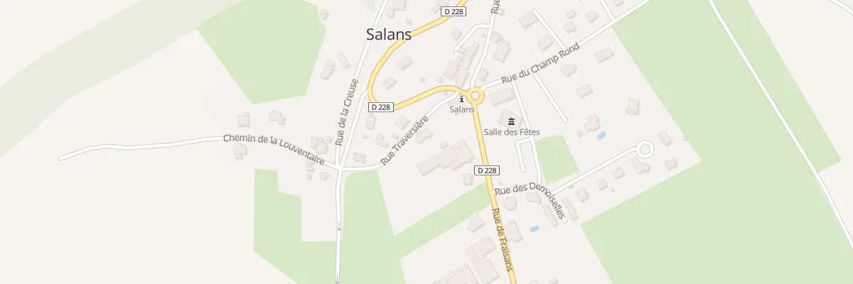 Plan du 1 Rue Traversière à Salans