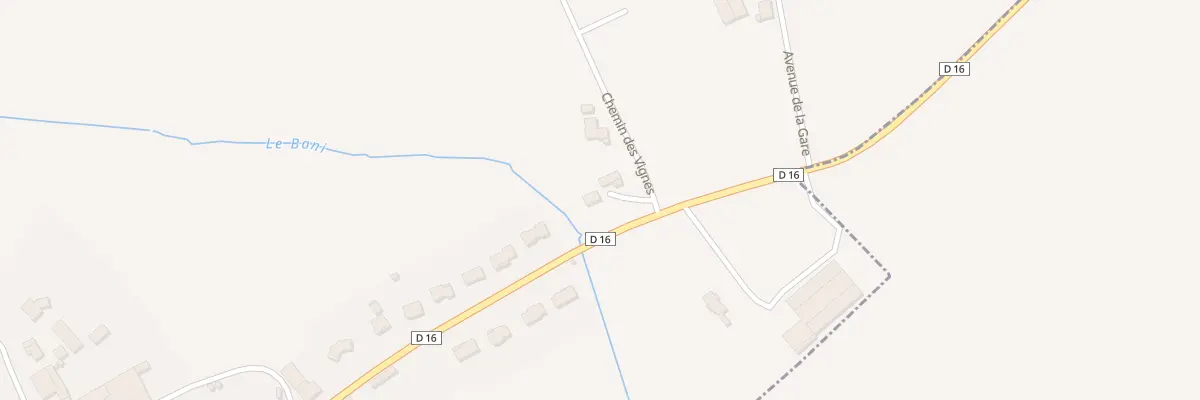 Plan du 23 Rte de Châtenois à Aulnois