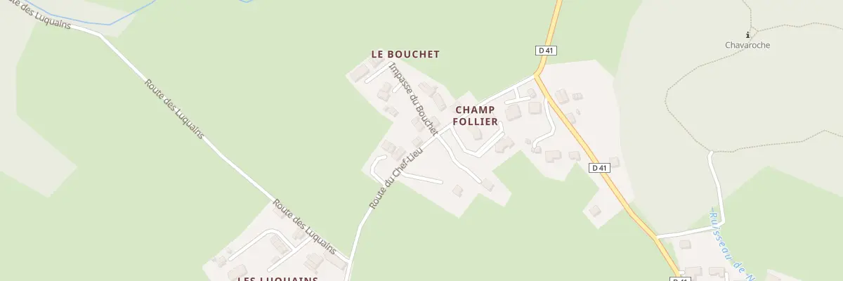 Plan du 2573 Rte du Chef Lieu à Nances
