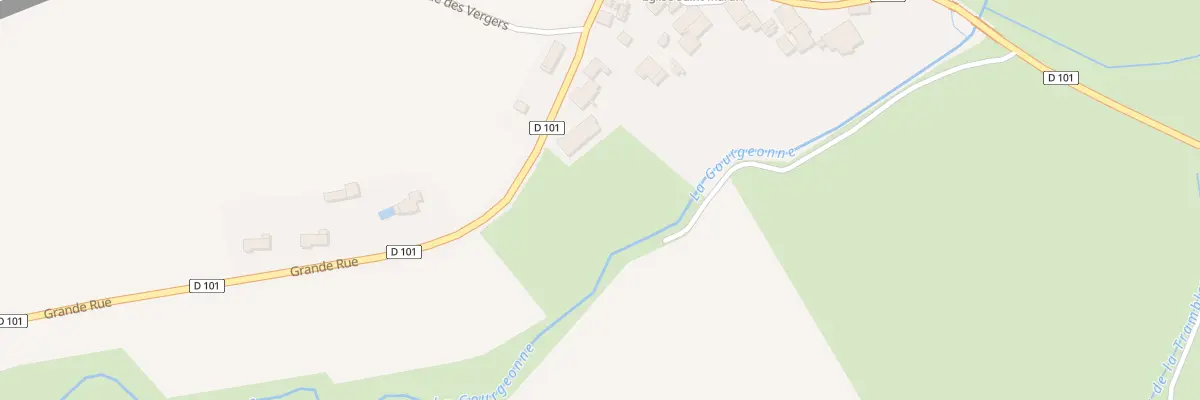 Plan du 2 Grande Rue à Tincey-et-Pontrebeau