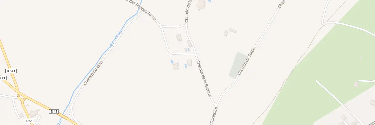 Plan du 1 Che des Bonnes Terres à Saint-Maime