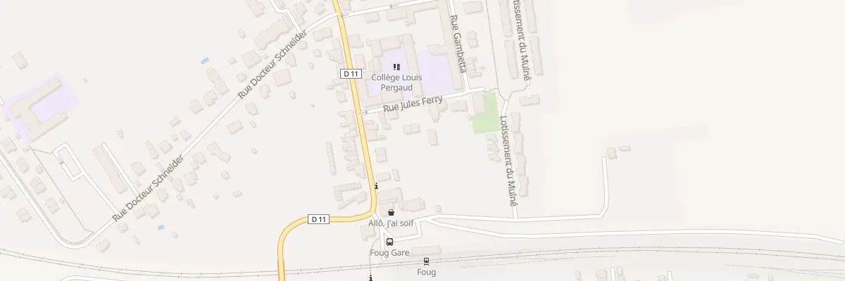 Plan du 4B Rue Jules Ferry à Foug