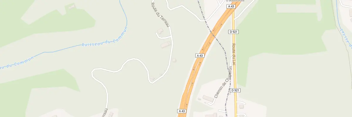 Plan du 493 Rte du Terreau à Novalaise