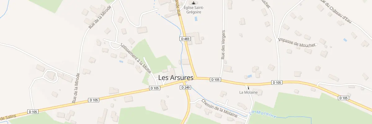 Plan du 1 Grande Rue aux Arsures