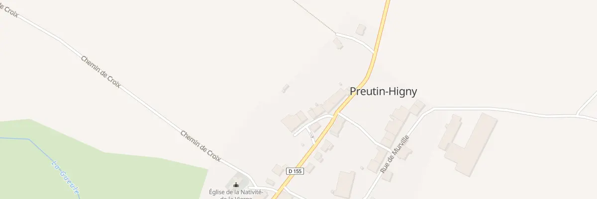 Plan du 2 Rue de la Mairie à Preutin-Higny