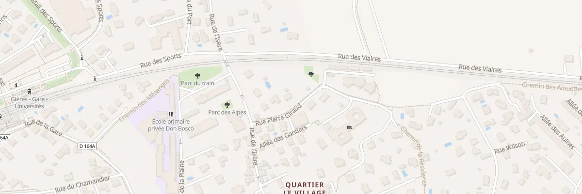 Plan du 3 Rue Pierre Giraud à Gières