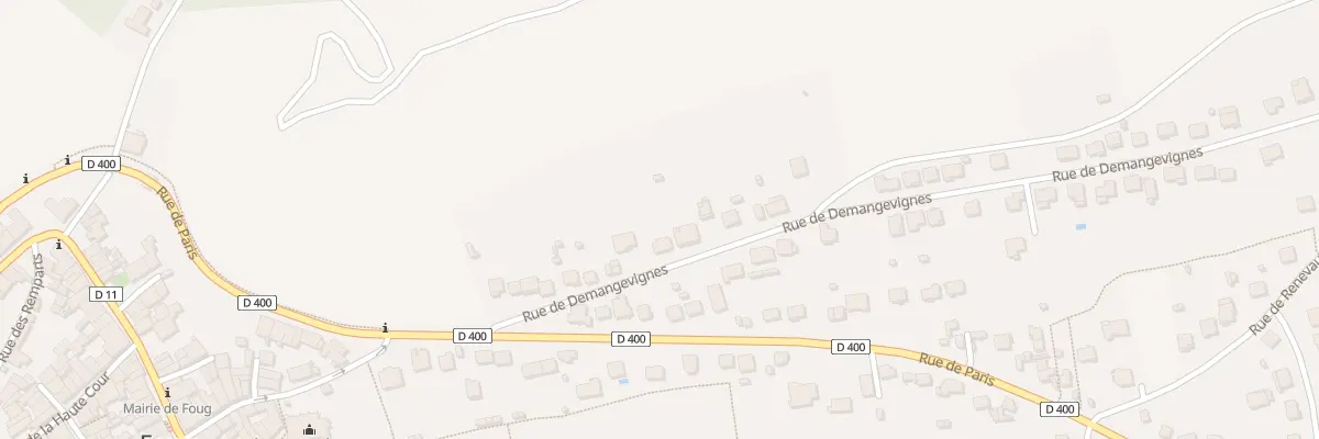Plan du 17 Rue de Demangevignes à Foug