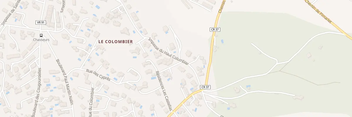 Plan du 117 Imp du Haut Colombier à Manosque