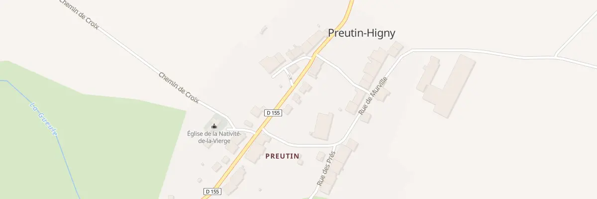 Plan du 13 Rue Albert Lebrun à Preutin-Higny