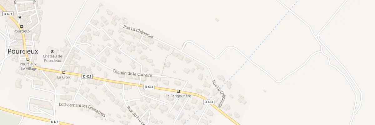 Plan du 3 Rue de la Chêneraie à Pourcieux