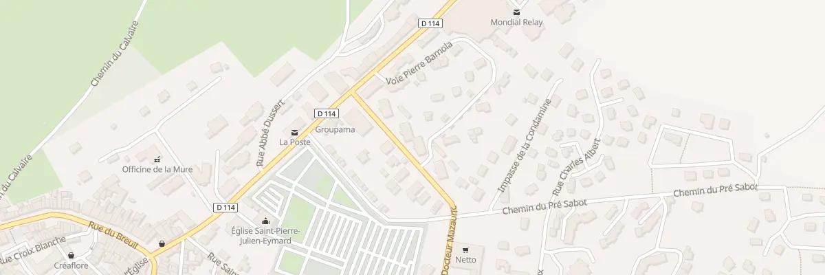 Plan du 7 Rue Docteur Mazauric à La Mure