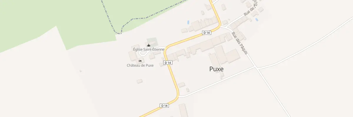 Plan du 7 Rue du Château à Puxe