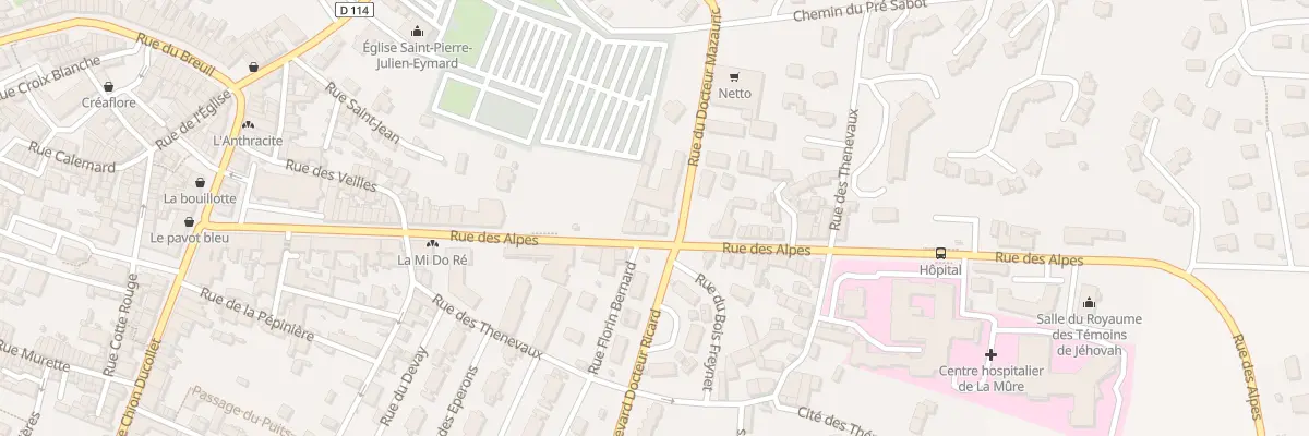Plan du 37B Rue des Alpes à La Mure