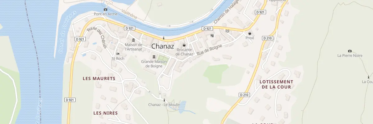 Plan du 56 Rue de boigne à Chanaz