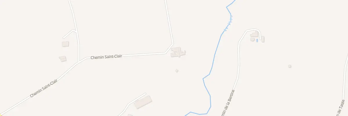 Plan du 548 Che Saint Clair à Saint-Maime