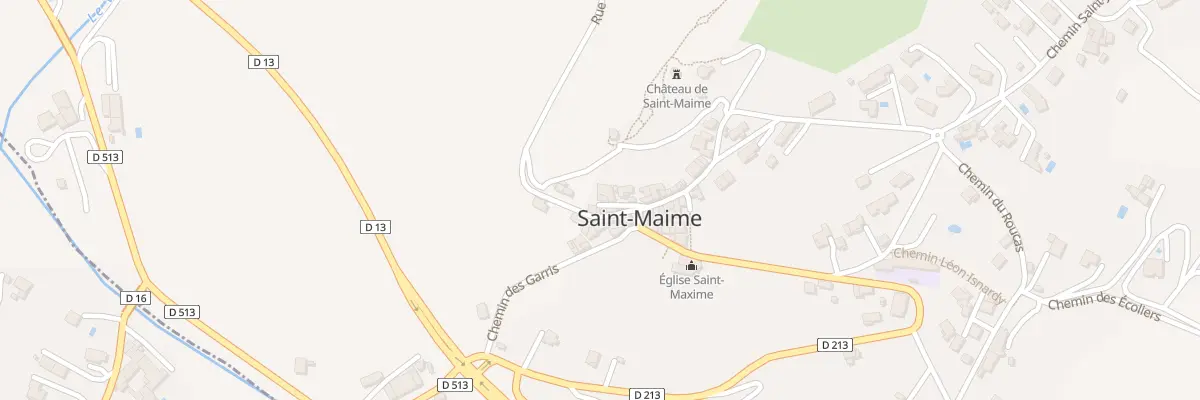 Plan du 5114 Le Village à Saint-Maime