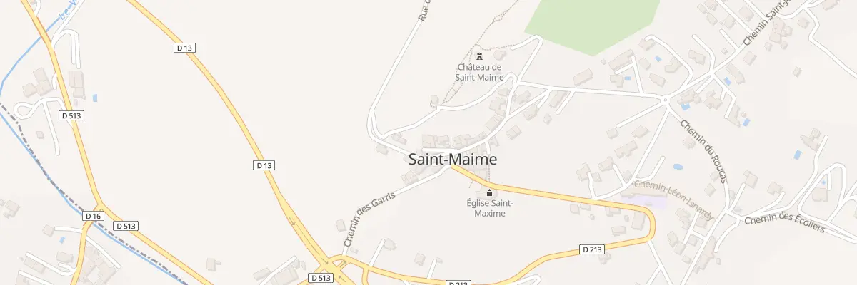 Plan du 22 Imp Valentin à Saint-Maime