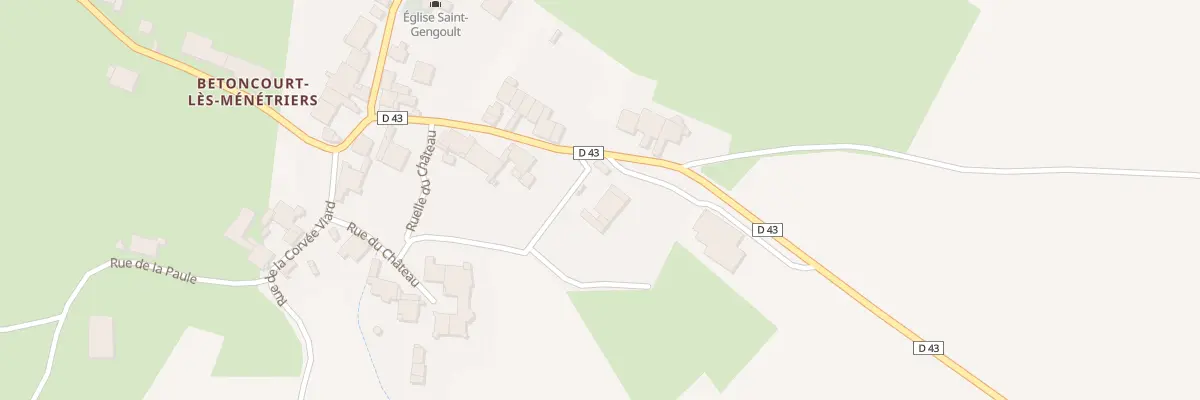 Plan du 16 Rue des Combes à La Roche-Morey