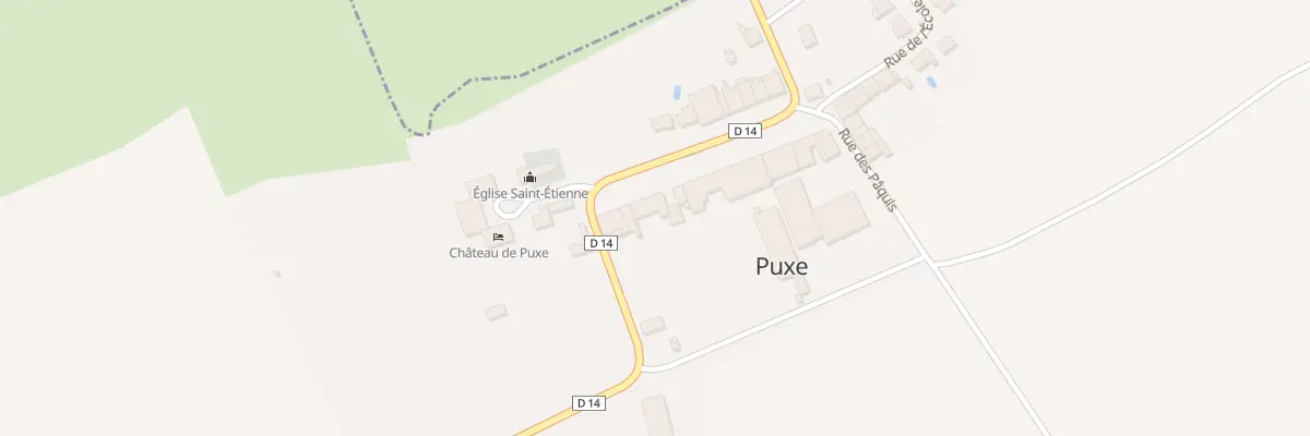 Plan du 5 Rue du Château à Puxe