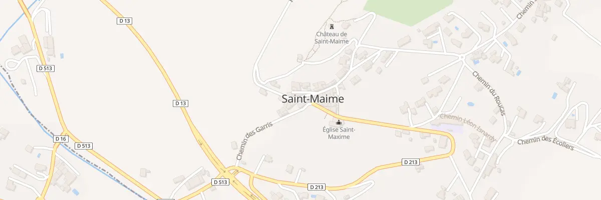Plan du 15 Rue de l’Oratoire à Saint-Maime