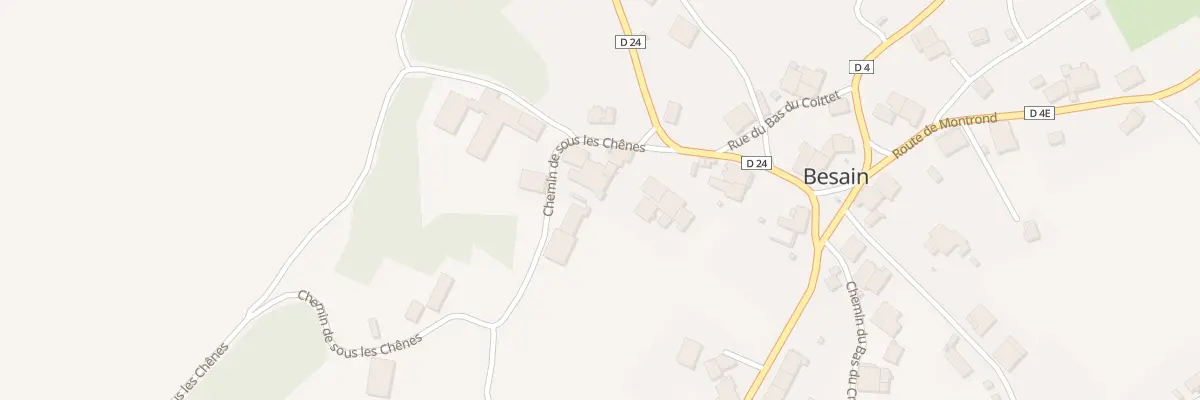 Plan du 11 Rte de Poligny à Besain