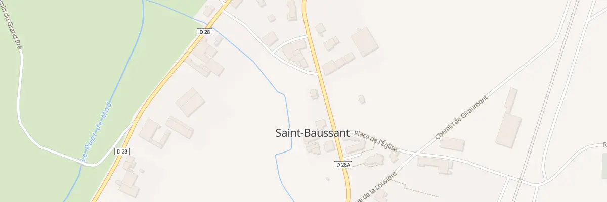 Plan du 5 Rue de la Renommière à Saint-Baussant