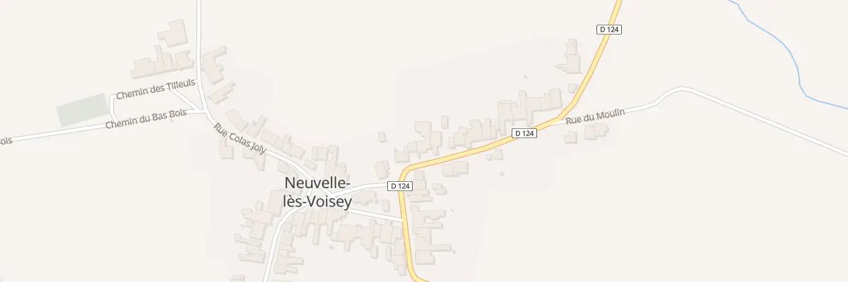 Plan du 7 Rue du Pont à Neuvelle-lès-Voisey