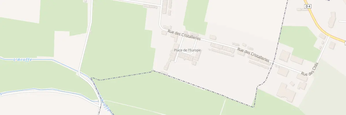 Plan du 10 Rue des Cristalleries à Vannes-le-Châtel