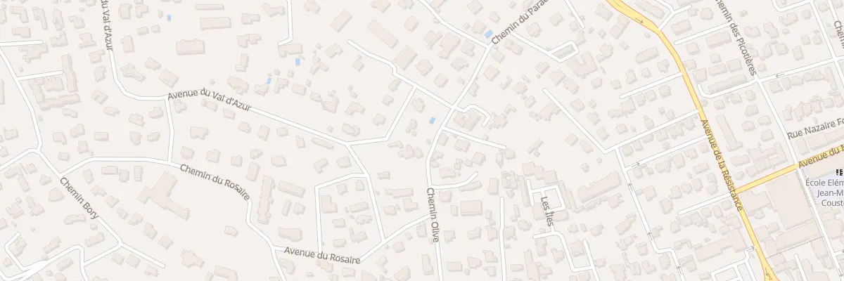 Plan du 329 Che Olive à Sanary-sur-Mer