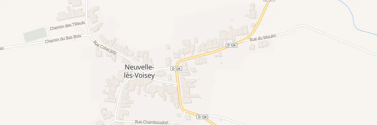Plan du 1 Rue de Vernois à Neuvelle-lès-Voisey
