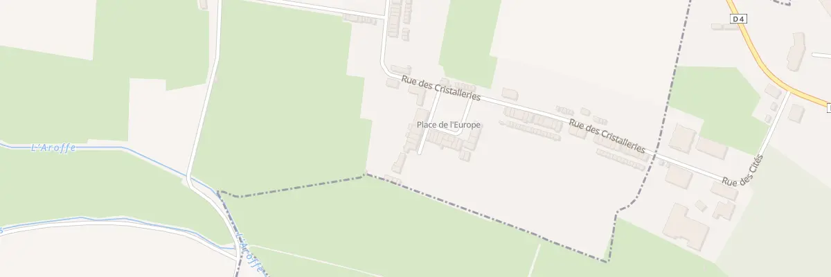 Plan du 8 Rue des Cristalleries à Vannes-le-Châtel