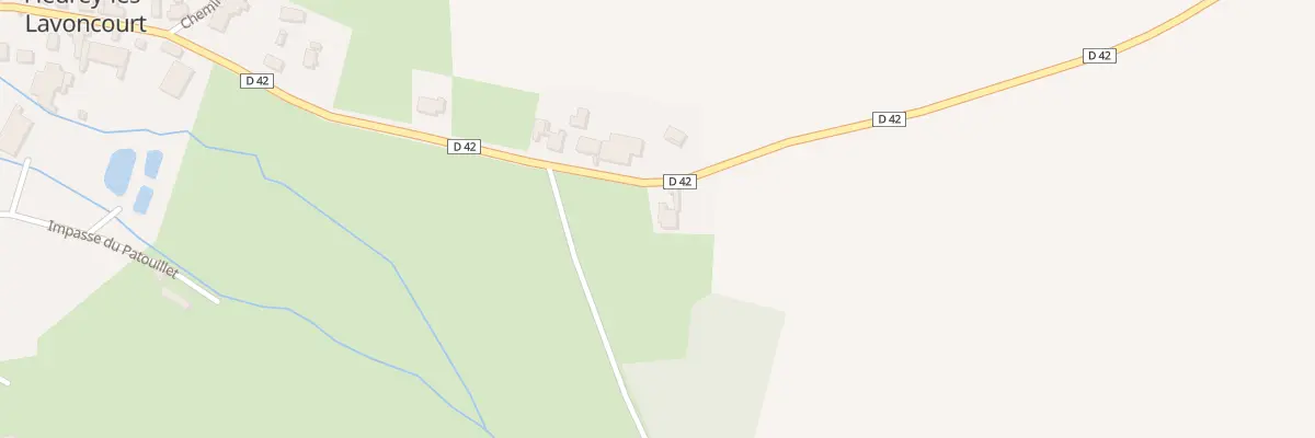 Plan du 12B Rte de Vauconcourt à Fleurey-lès-Lavoncourt