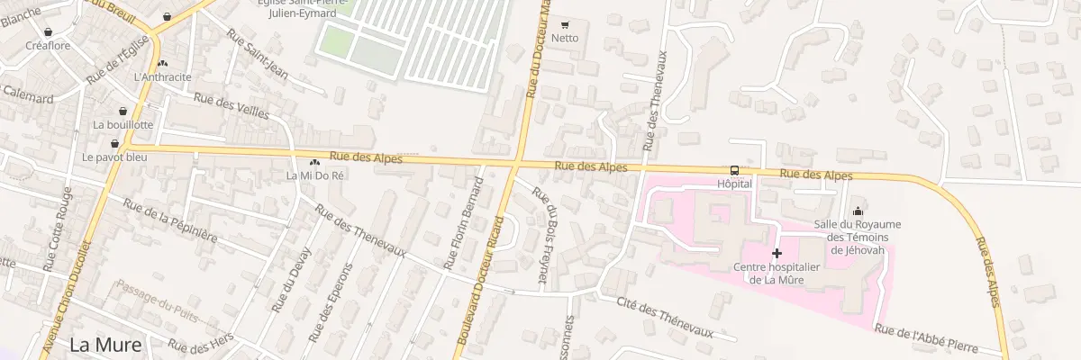 Plan du 48 Rue des Alpes à La Mure